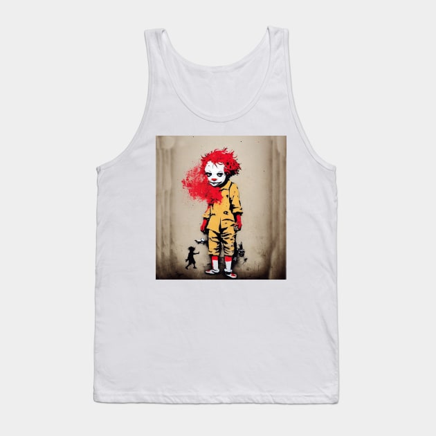 AI Bansky Mcdonalds Tank Top by damnaloi